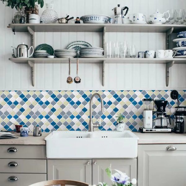 Dreamy Lanternscape Backsplash-Product Image1